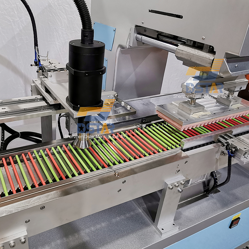 Hard plastic tube pad printing machine with plasma device