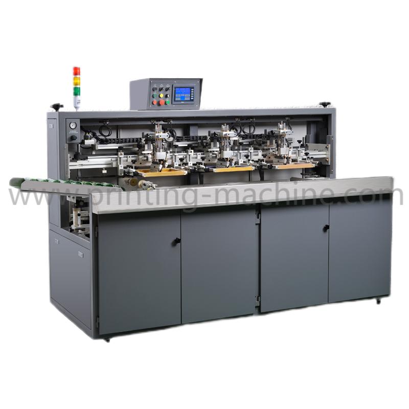 Automatic glass bottle screen printing machine