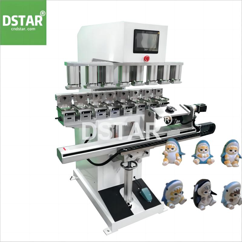 Servo Driven Pad Printing Machine for Toy Cats