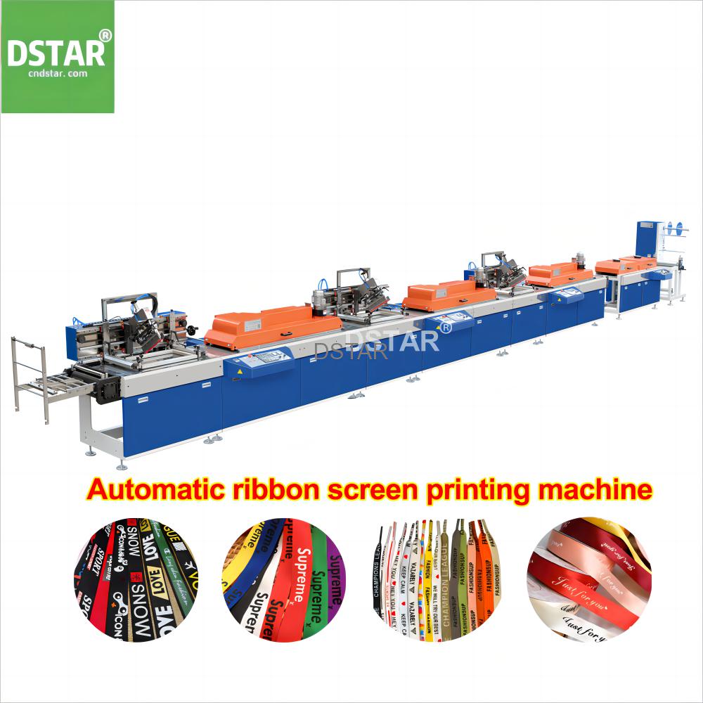 Riband screen printing machine with factory price