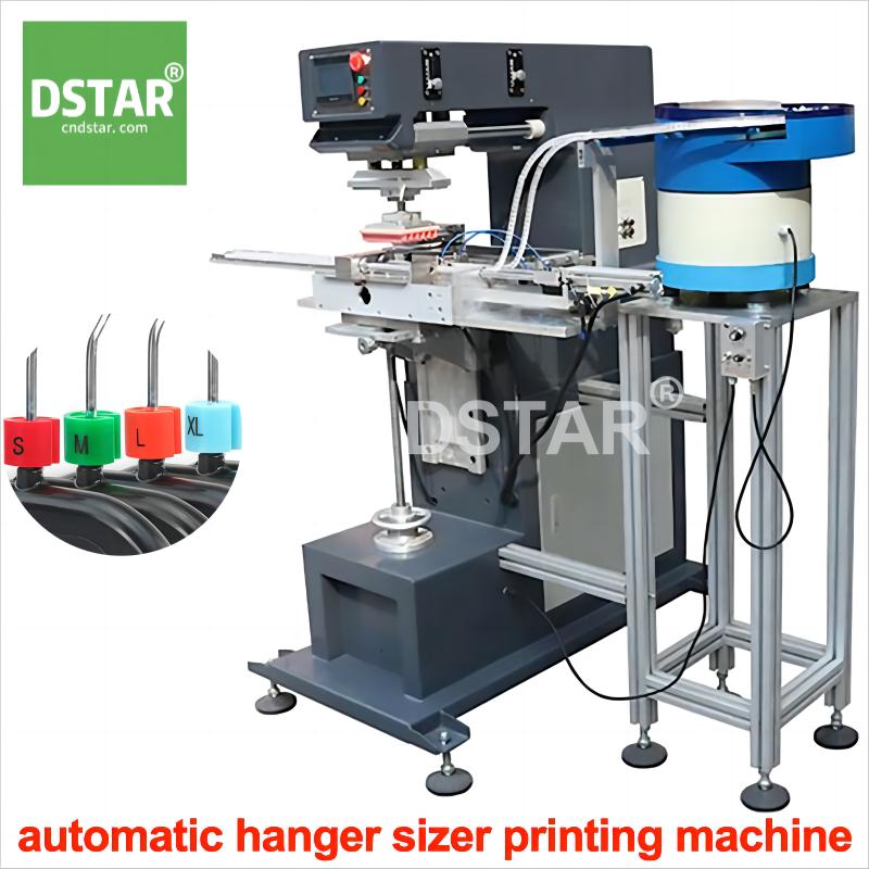 Round hanger size clips printing machine