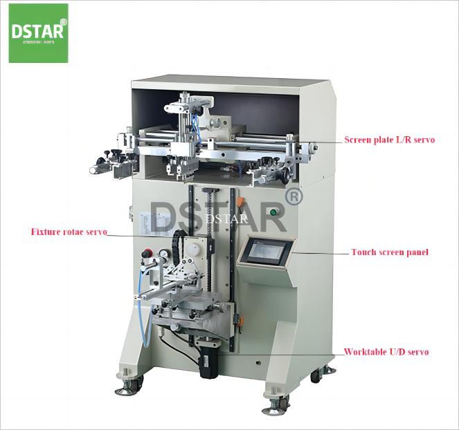 Cosmetic bottle silk screen printing machine DX-SV400