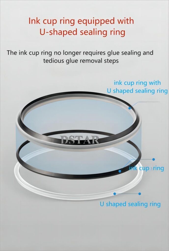 140*135*6mm carbide/tungsten ink cup ring for pad  ink cup