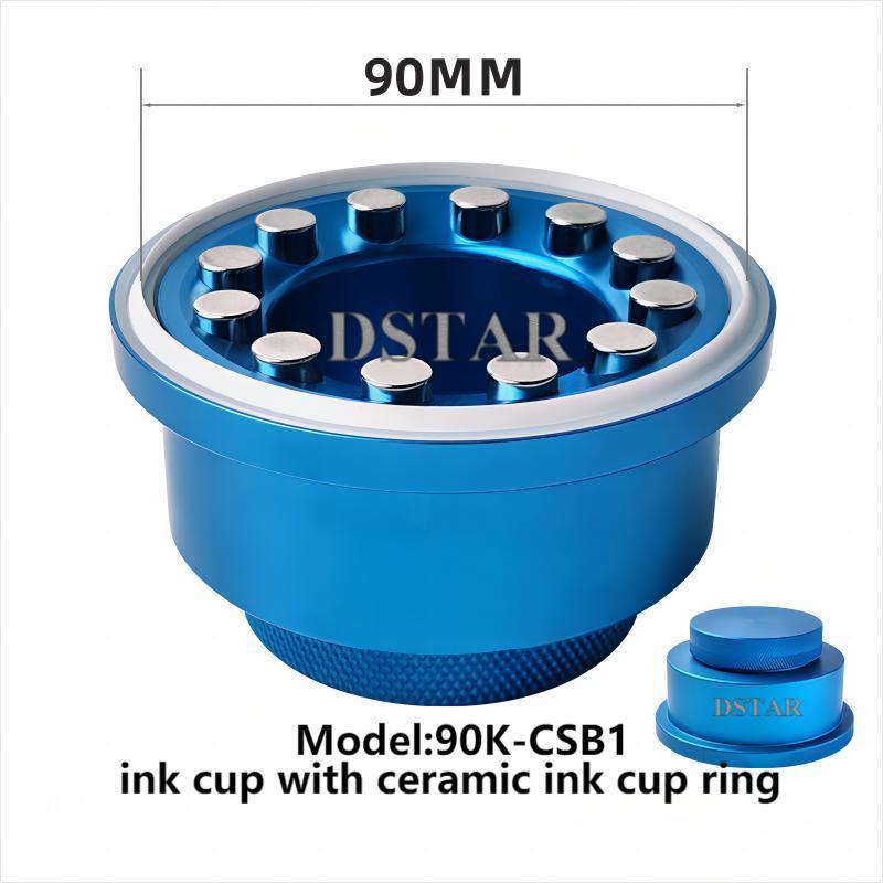 Aluminum Ink Cup 90 mm Diameter Ink Cup for Pad Printing Machine