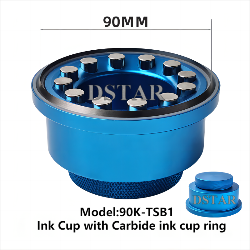 Aluminum Ink Cup 90 mm Diameter Ink Cup for Pad Printing Machine